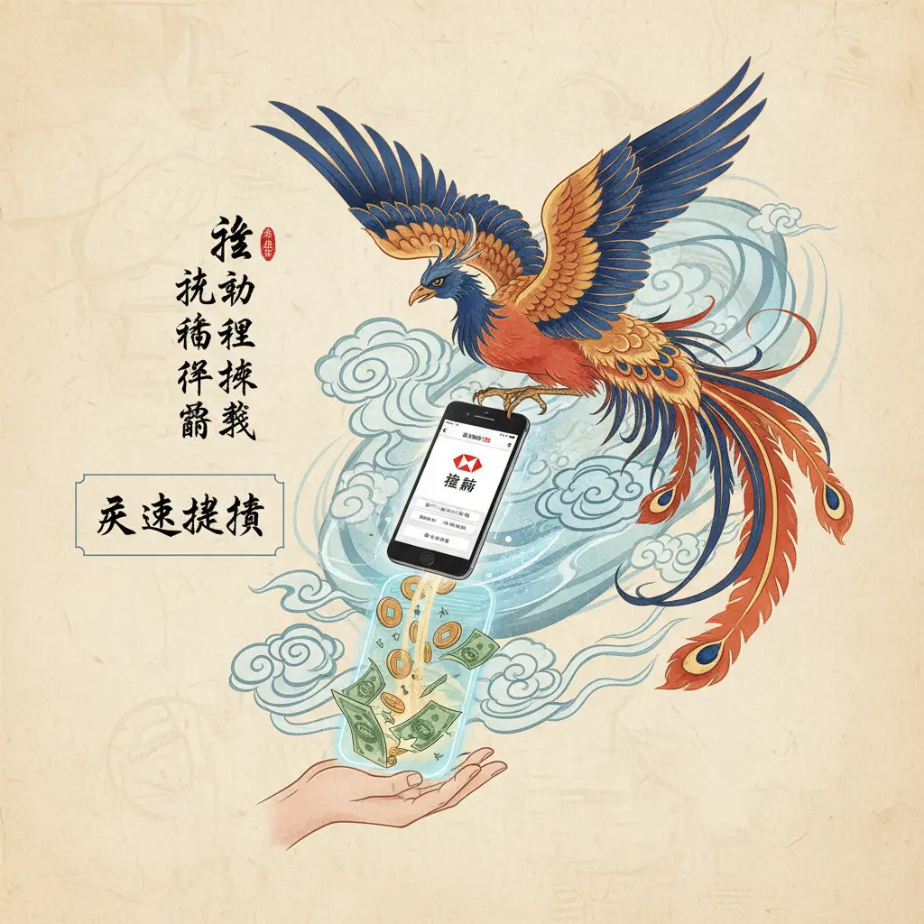 快速提現 - 滙豐流動理財應用程式