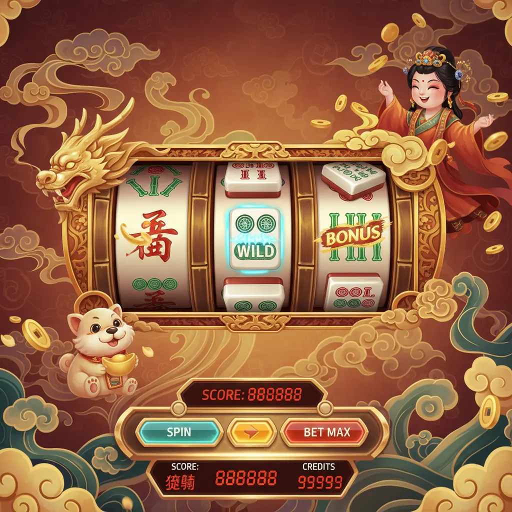 線上老虎機 - 麻將遊戲