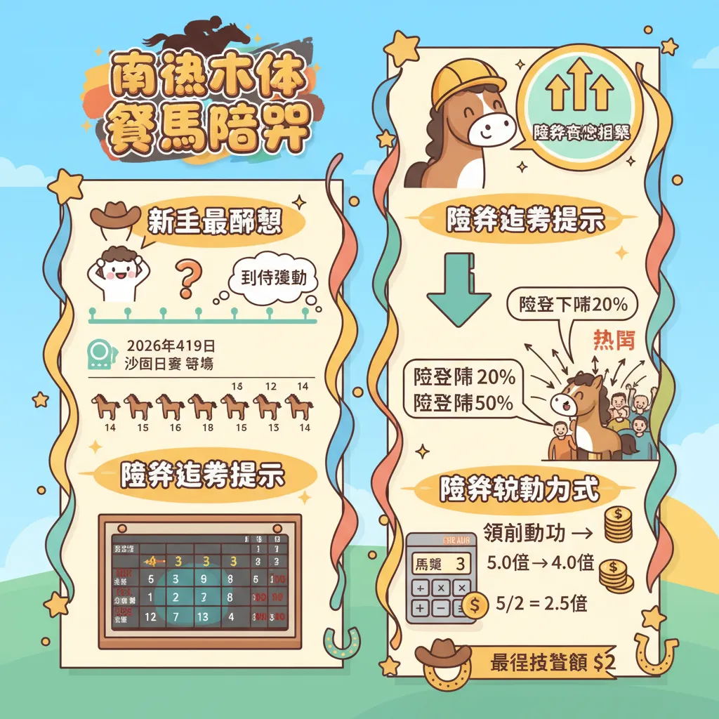 2026年賽馬賠率實戰解讀：從獨贏到連贏的數字密碼