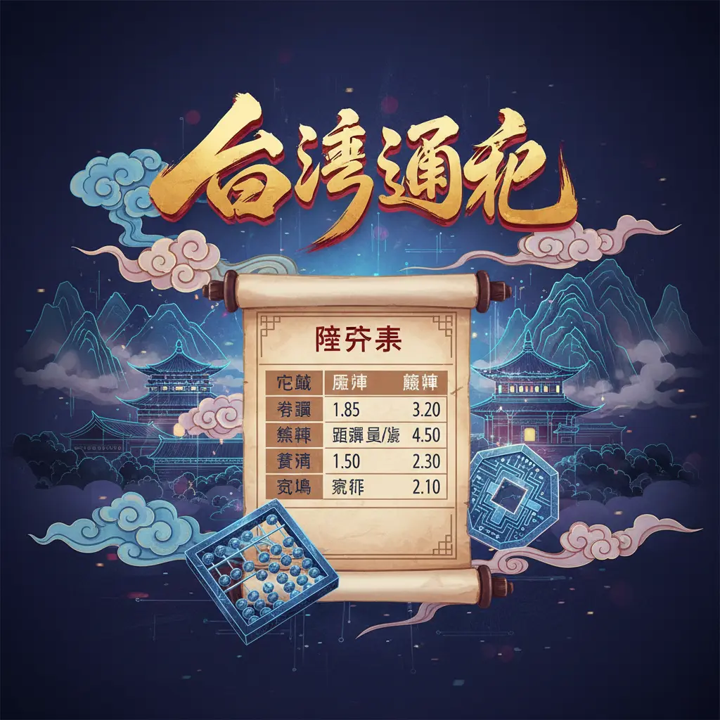 賠率表 - 臺灣運彩