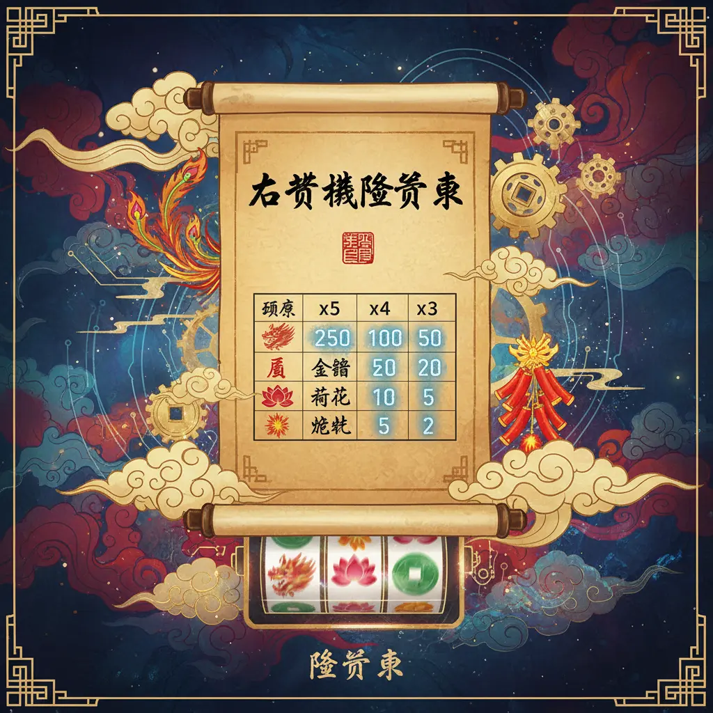 老虎機賠率表 - 賠率表